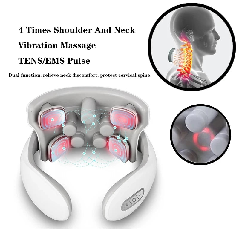 Masseur Cervical Électrique pour soulager les tensions du cou